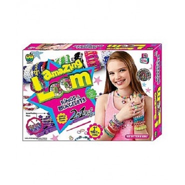 Apple Fun Amazing Loom Ring & Bracelets 2 in 1 Kit